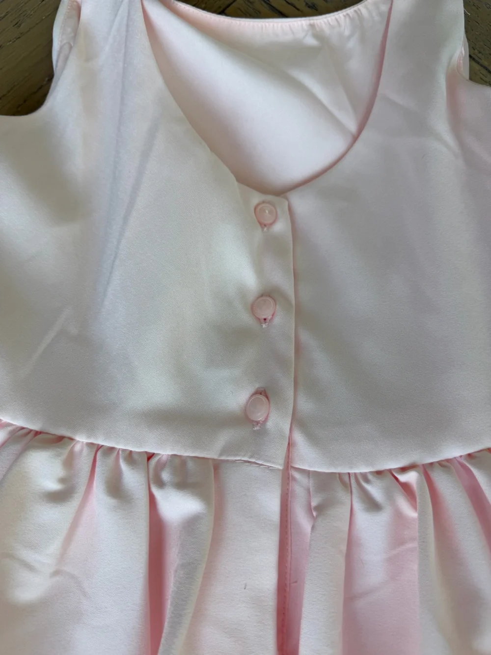 Janie and Jack Light Pink Bow-Front Sleeveless Dress